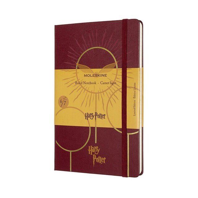 Imagem 0 de Caderno Large Folhas de linhas Edição Limitada Harry Potter "Quidditch" grená