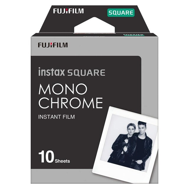 Imagem 0 de Papel Fotográfico Fujifilm Instax Square Monocromo - 10 unidades