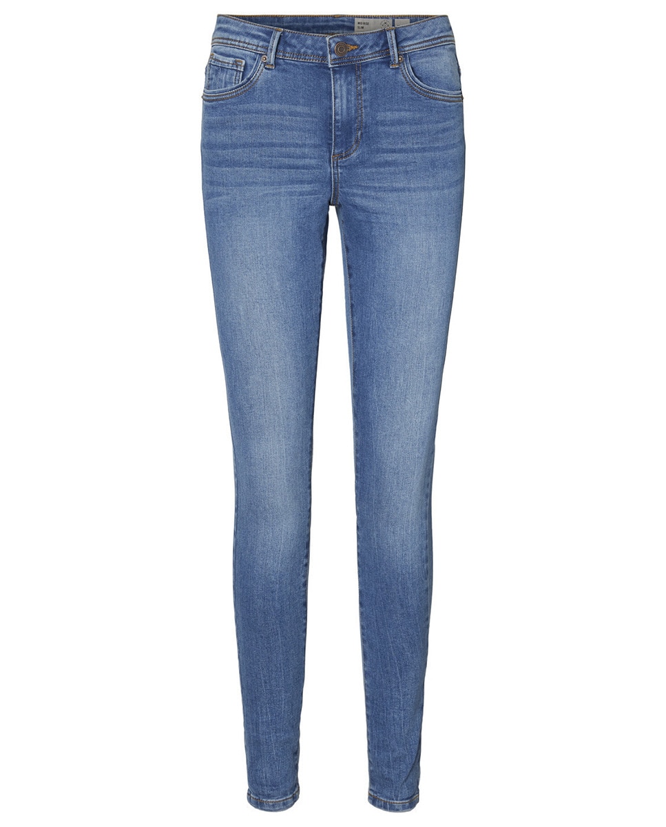 Jeans skinny slim azuis Azul-4