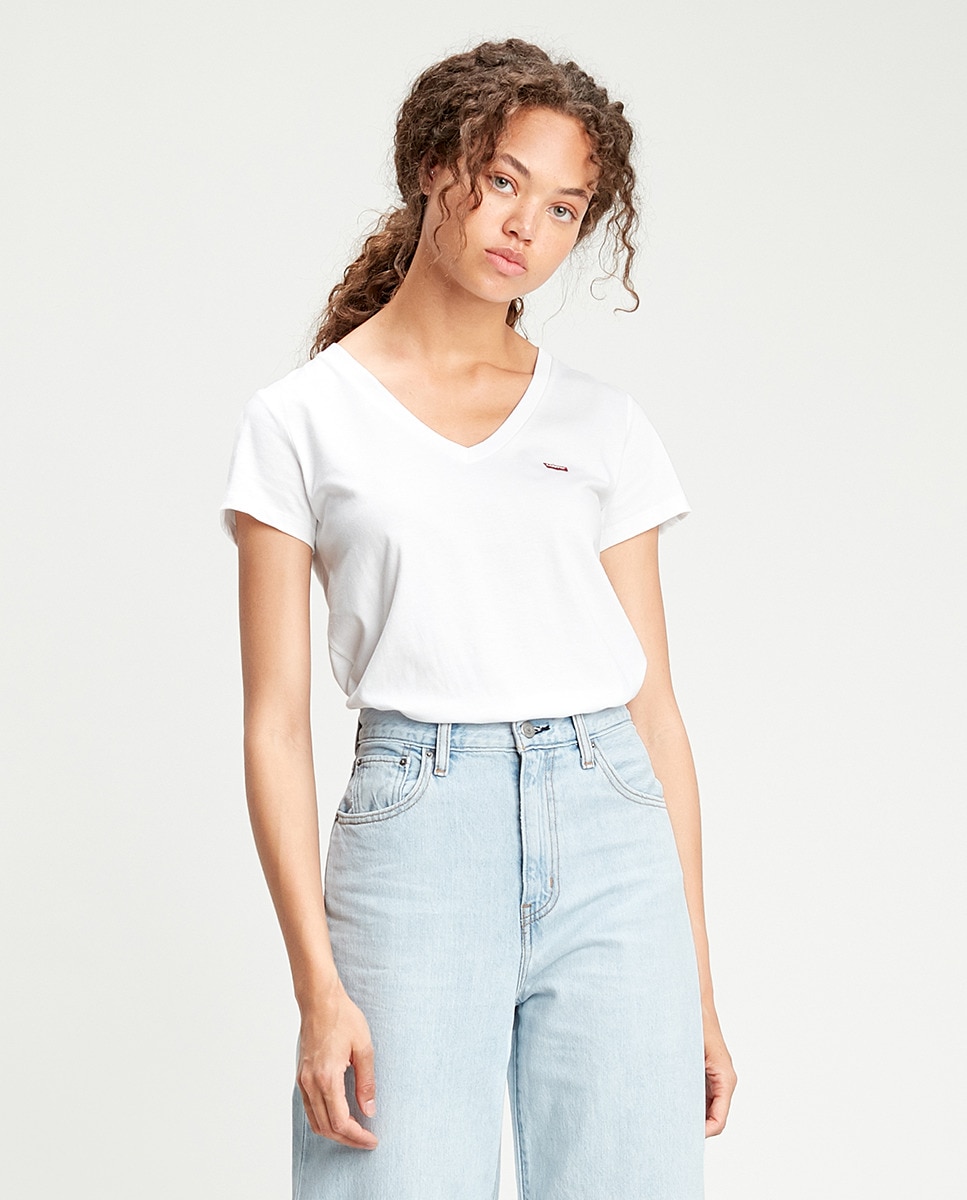 Tshirt basique à col en V