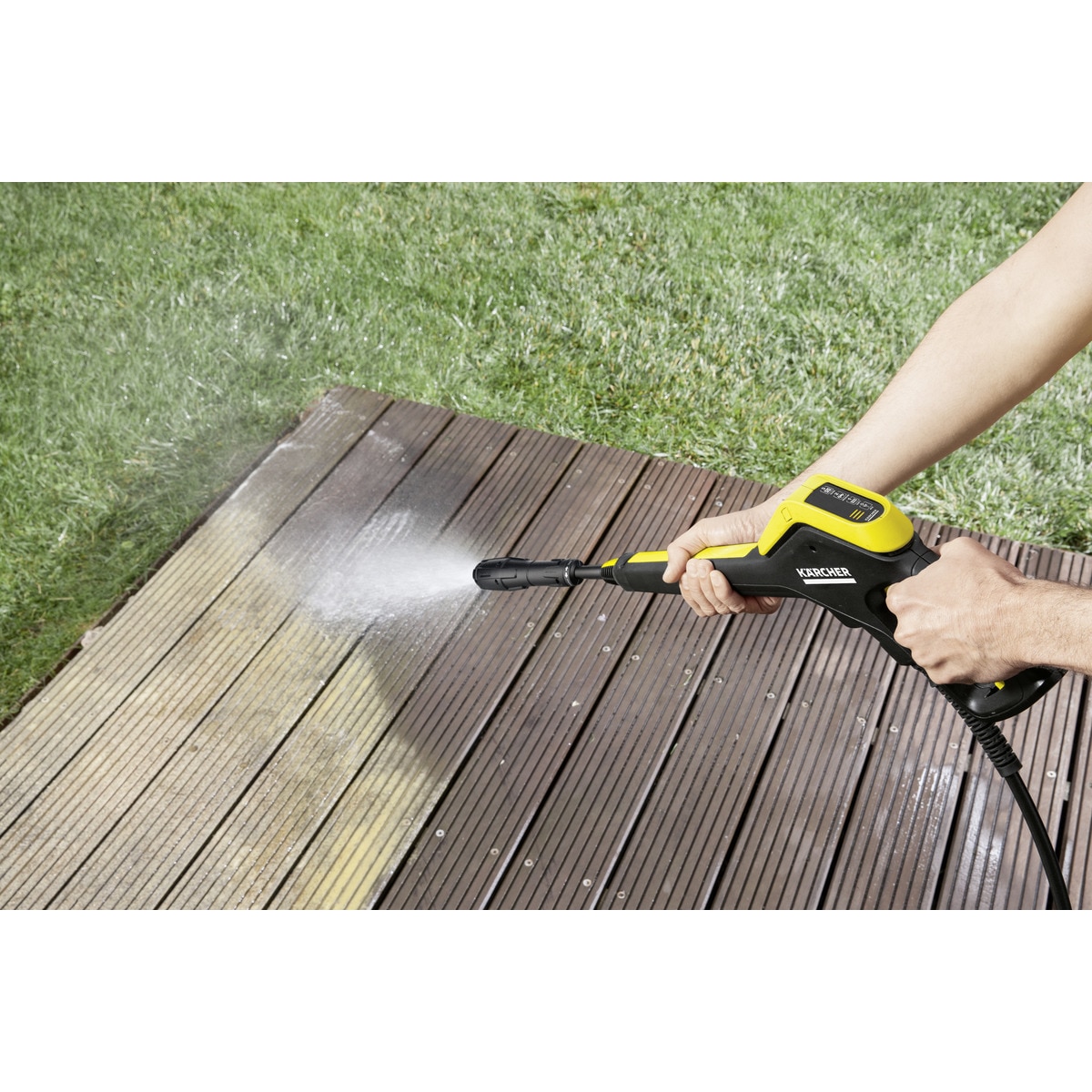 Hidrolimpiadora eléctrica 130 bar K4 PC Premium Amarillo / Negro-9