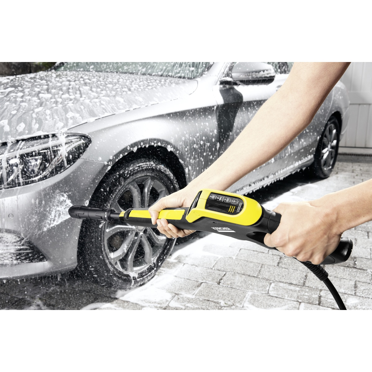 Hidrolimpiadora eléctrica 130 bar K4 PC Premium Amarillo / Negro-7