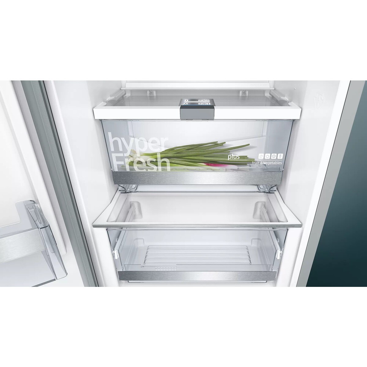 Frigorífico de 1 Porta Siemens iQ500 KS36VAIEP com Tecnologia HyperFresh Plus de 186 cm - Inox Easyclean Inox anti marcas-3