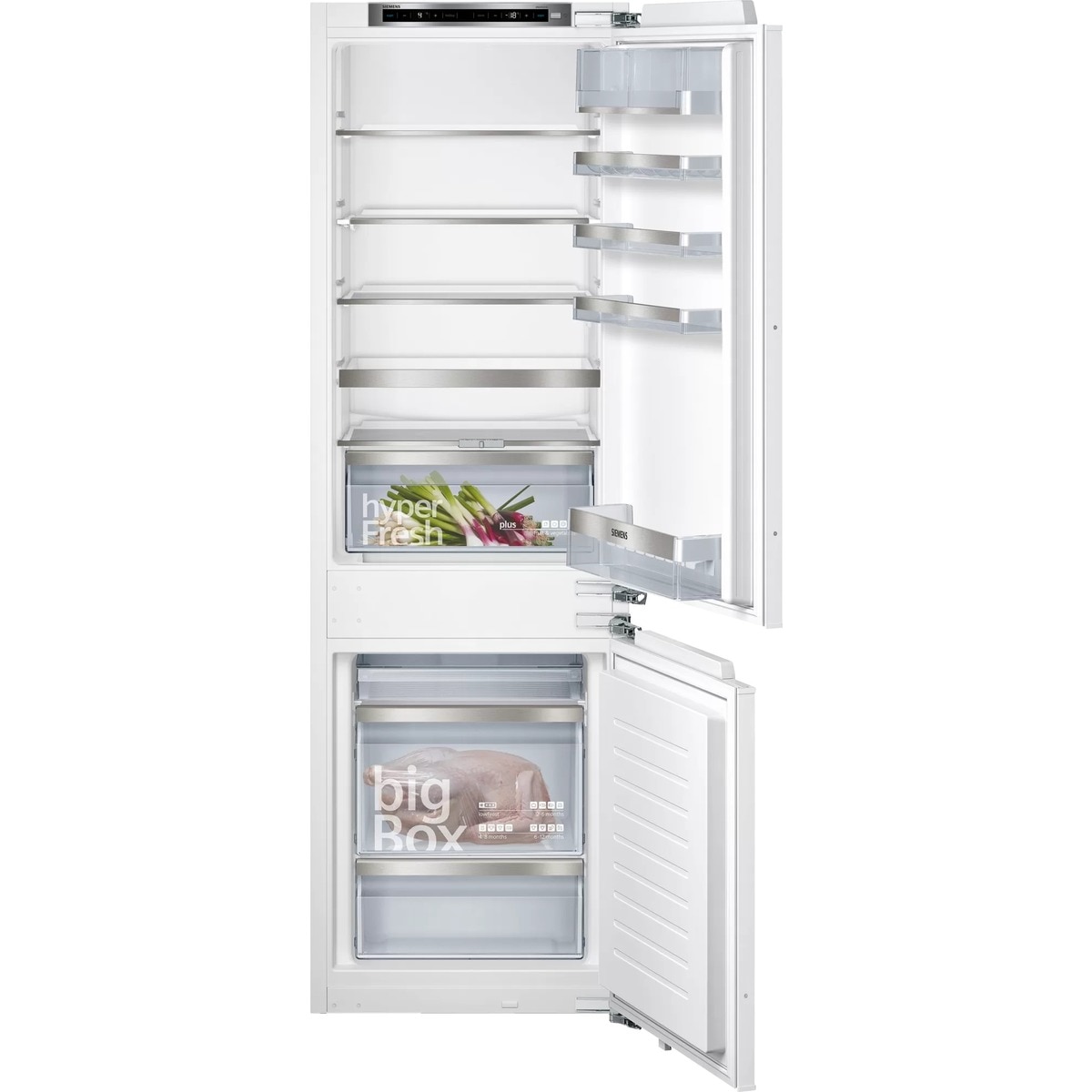 Imagem 0 de Frigorífico Combinado Encastrável Siemens iQ500 KI86SAFE0 LowFrost de 177,2 cm - Branco