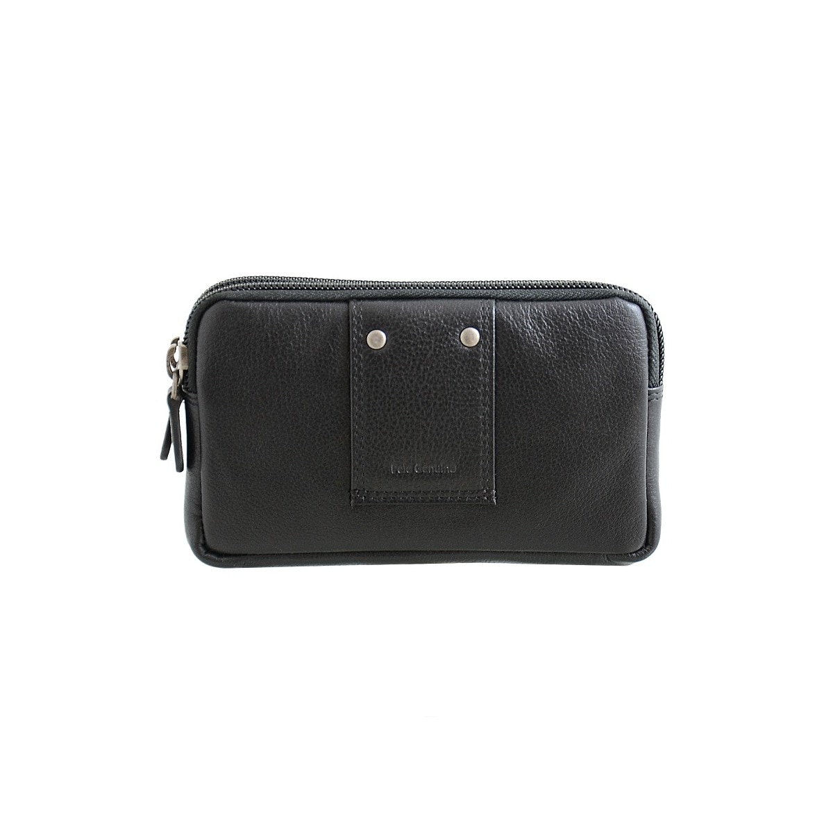 Bolsa de Cintura DAKAR em pele - Preto 2