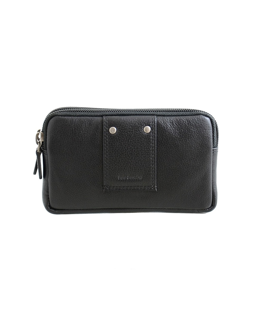 Bolsa de Cintura DAKAR em pele - Preto 2