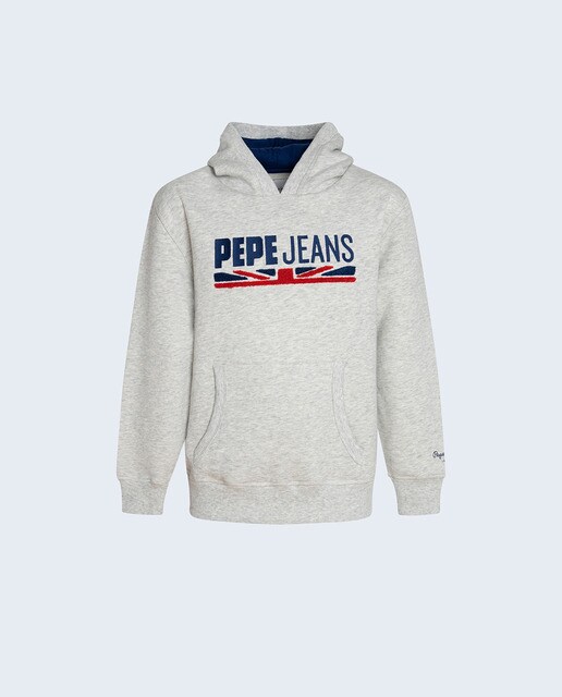 Sudadera de niño con capucha y logo en la parte frontal · Pepe Jeans · El  Corte Inglés