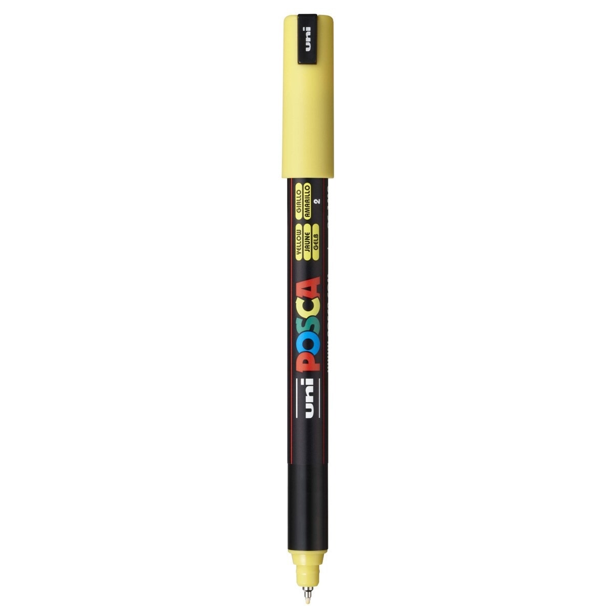 Marcador de Pintura Base Uni Posca de Água 0,4 Mm Amarelo Amarelo-1