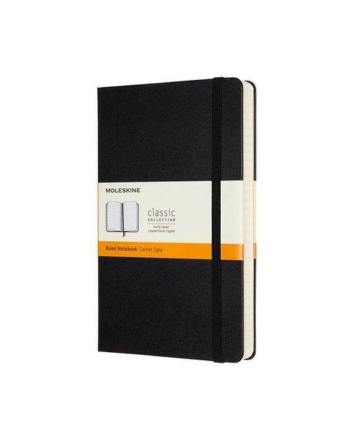 Imagem 0 de Caderno Large Expanded Capa Dura Folhas de Linhas Classic Moleskine Preto