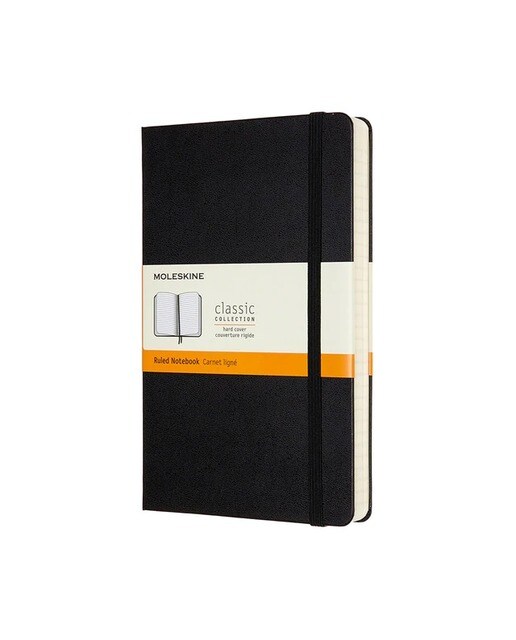 Imagem 0 de Caderno Large Expanded Capa Dura Folhas de Linhas Classic Moleskine Preto