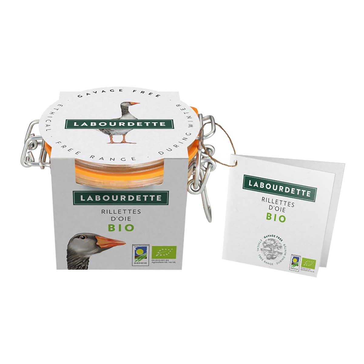 Rillettes de foie gras d'oie bio Labourdette
