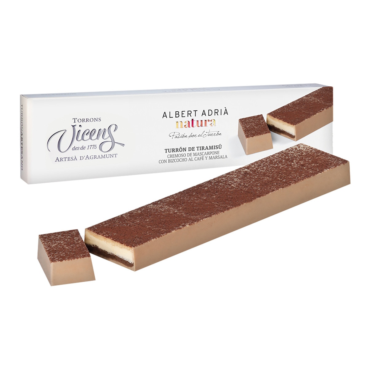 Turrón de tiramisú Adriá Natura Vicens · El Corte Inglés
