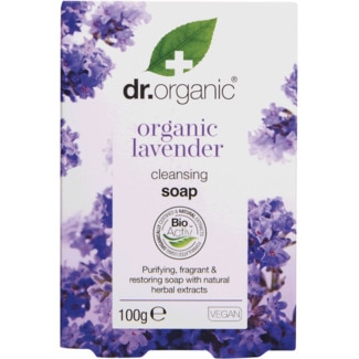 Sabonete de Alfazema Biológico embalagem 100 g - Dr.organic