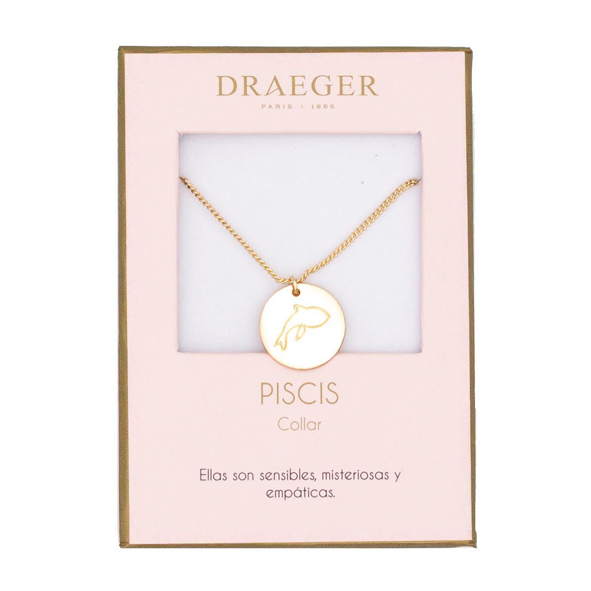 Colar dourado Peixes sem níquel Dourado-1