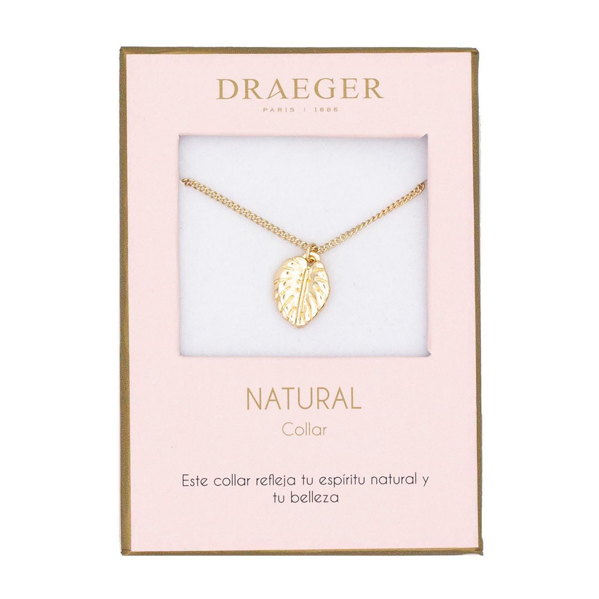 Colar dourado Folha sem níquel Dourado-1