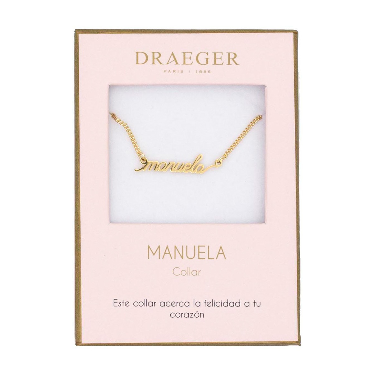 Colar dourado Manuela sem níquel Dourado-1