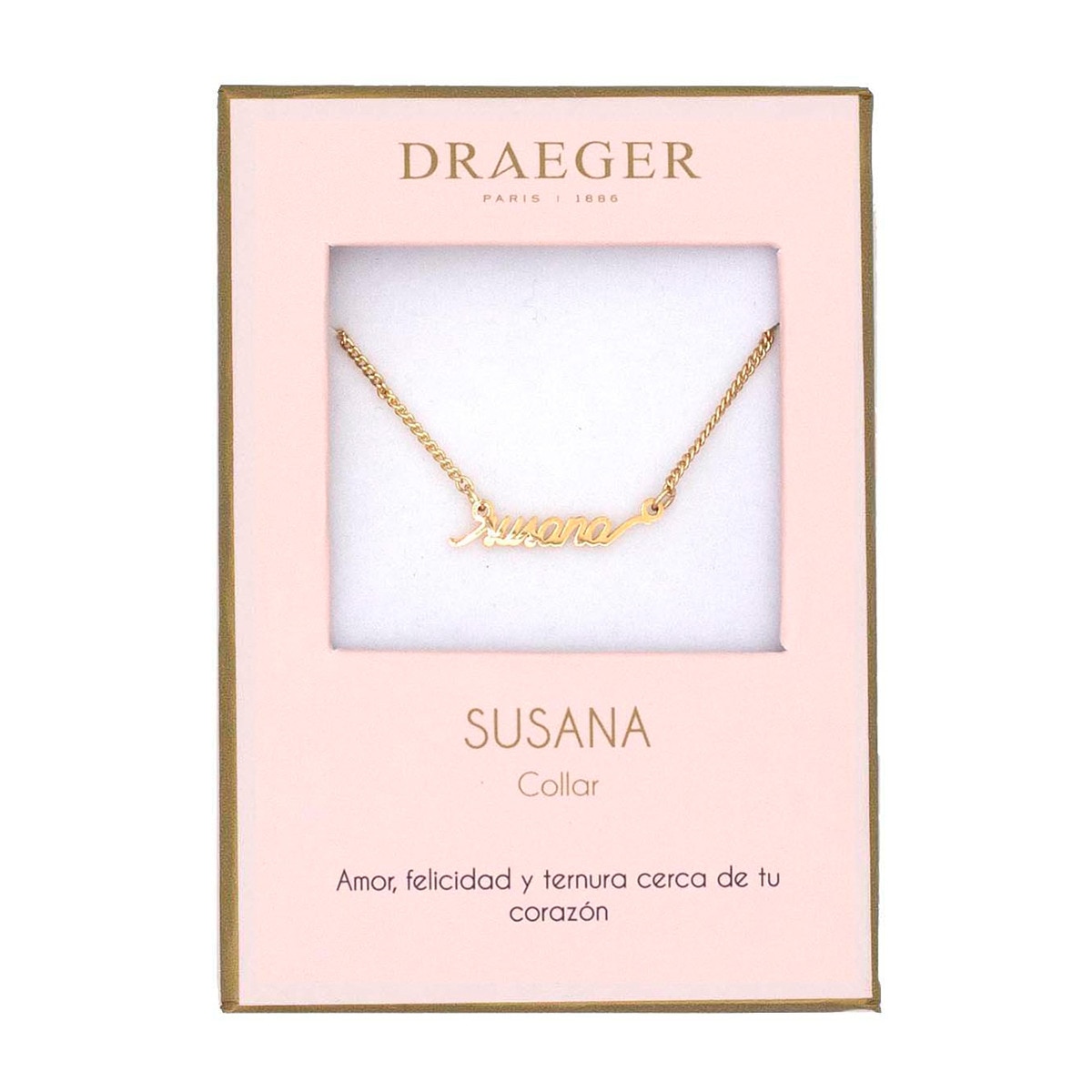 Colar dourado Susana sem níquel Dourado-1