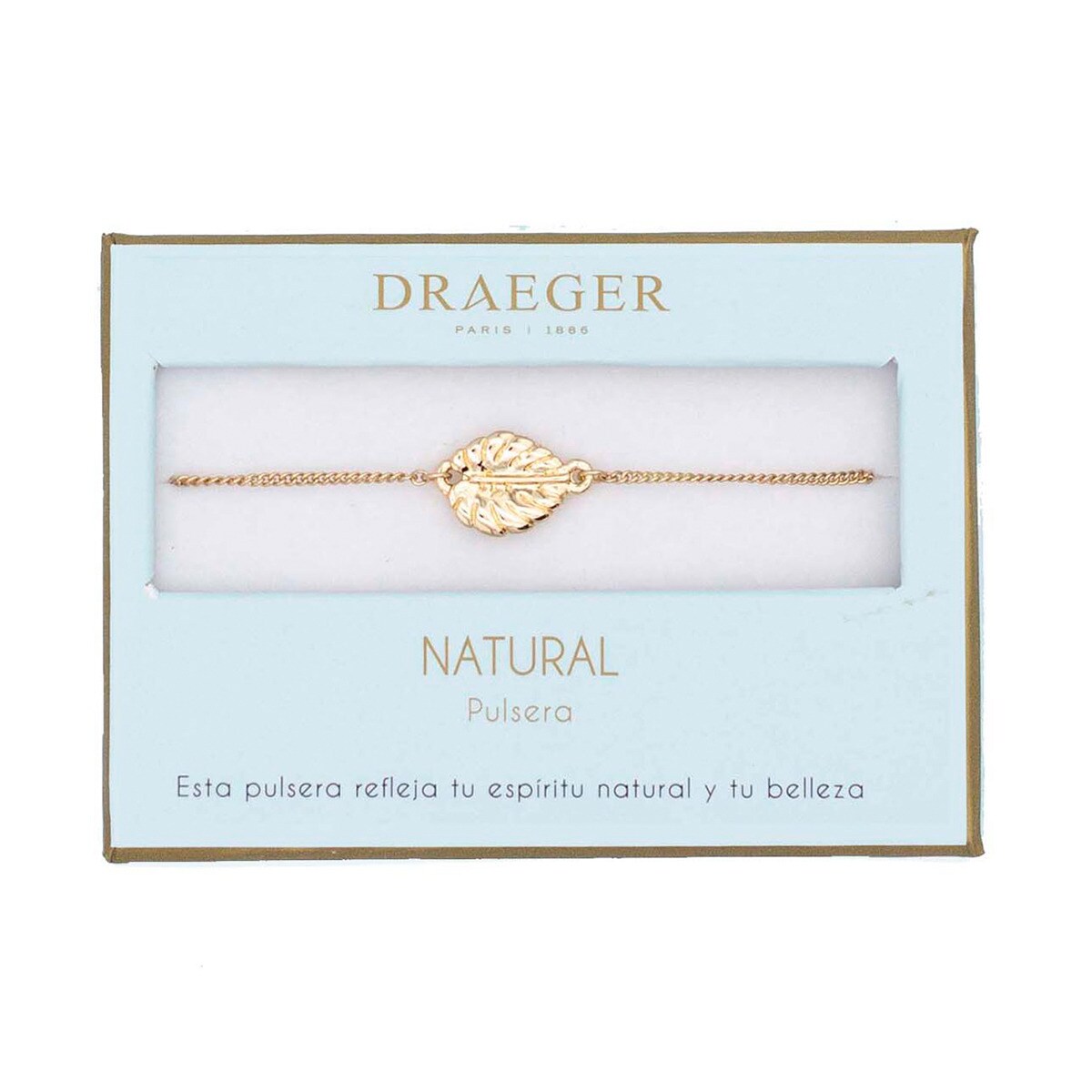 Pulseira dourada Folha sem níquel Dourado-1