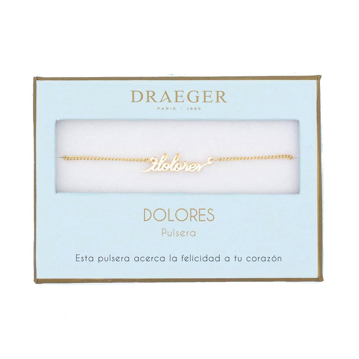 Pulseira dourada Dolores sem níquel Dourado-1