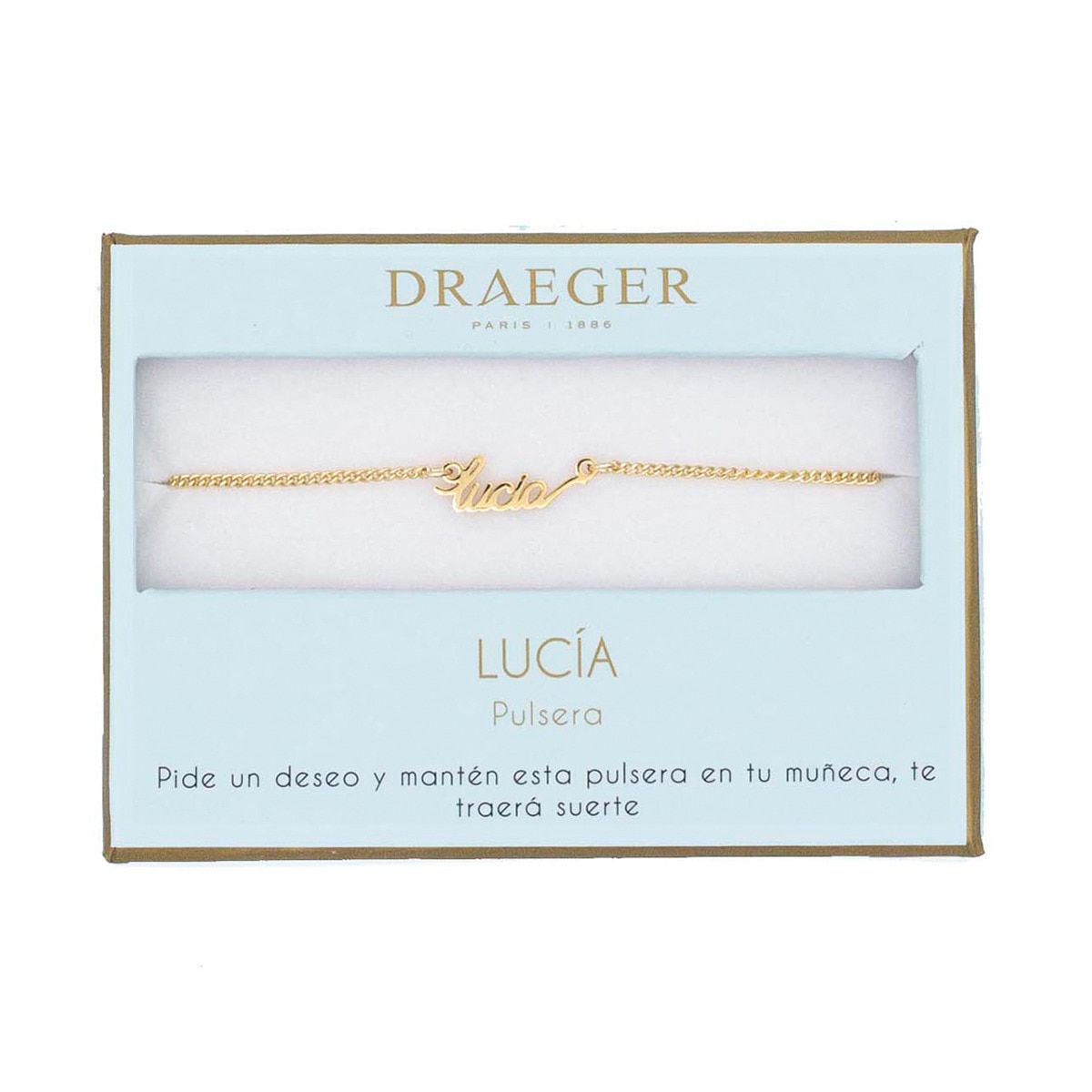 Pulseira dourada Lucía sem níquel Dourado-1