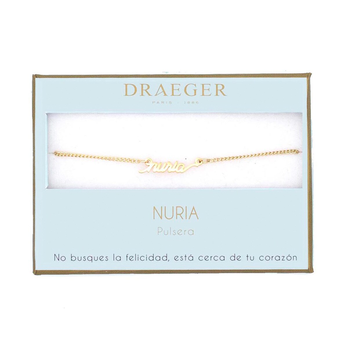 Pulseira dourada Nuria sem níquel Dourado-1