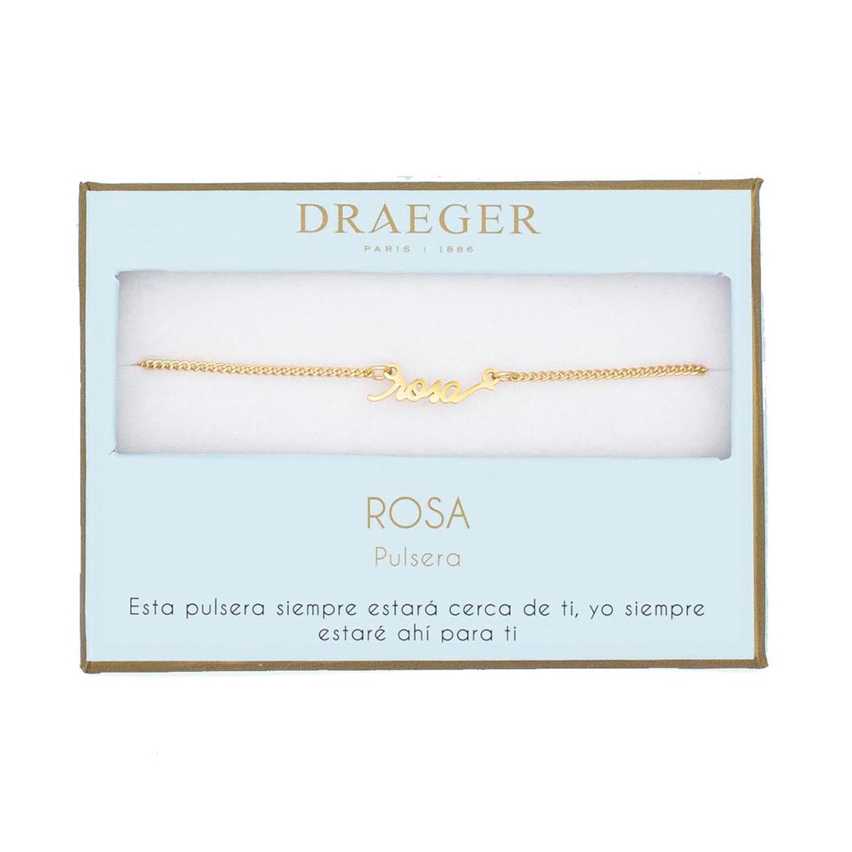 Pulseira dourada Rosa sem níquel Dourado-1