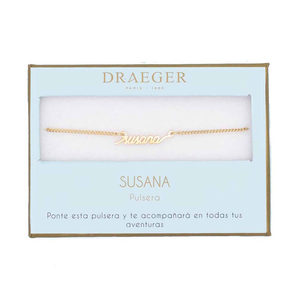 Pulseira dourada Susana sem níquel Dourado-1