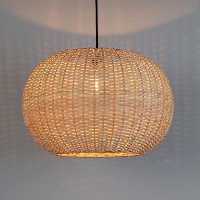 Lámpara de techo de fibra natural Penga El Corte Inglés · El Corte