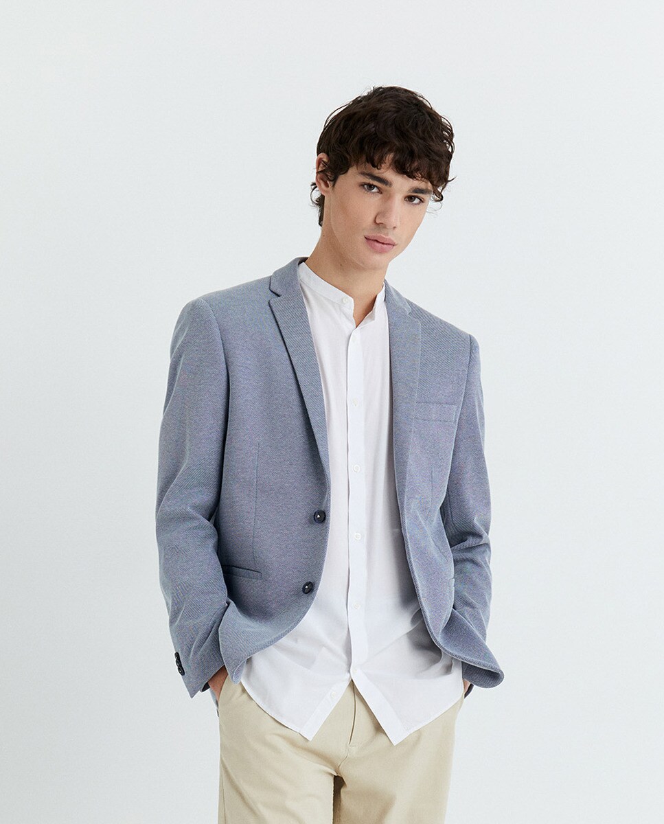Americana de hombre azul claro · Sfera · El Corte Inglés