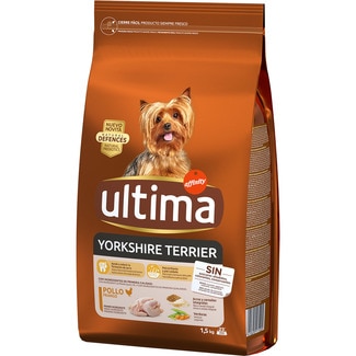 Yorkshire Terrier pienso para perros con pollo bolsa 1,5 kg - Ultima