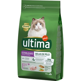 Esterilizado Adult pienso para gatos adultos esterilizados con pavo bolsa 1,5 kg - Ultima