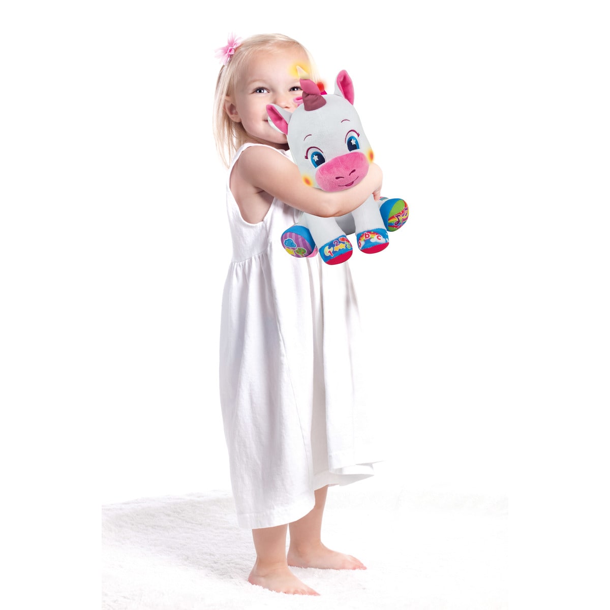 Baby Unicórnio Peluche Falante Interativo Clementoni 5
