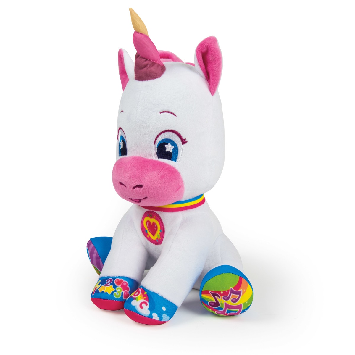Baby Unicórnio Peluche Falante Interativo Clementoni 3