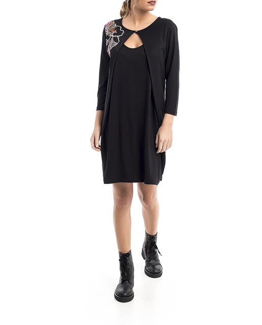 Imagen 0 de Vestido efecto doble