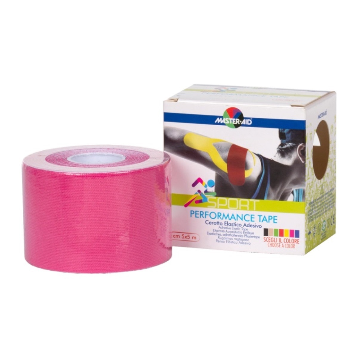 Imagem 0 de Master-Aid Sport Performance Tape Rosa - 5 cm x 5 m