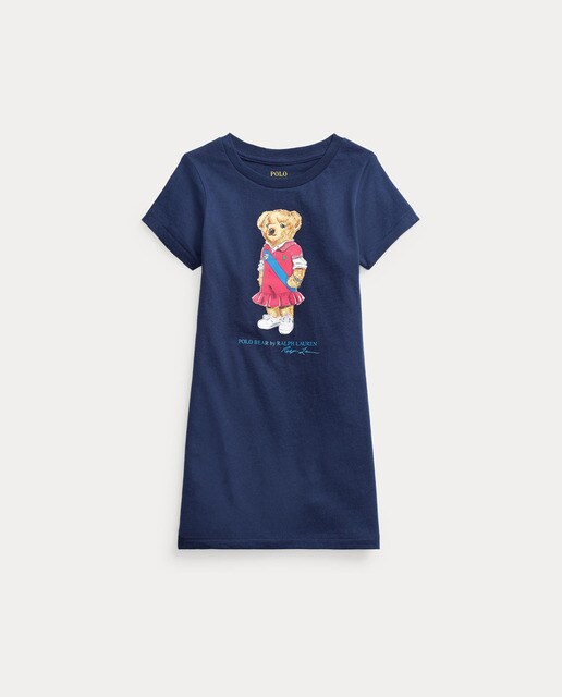 Vestido de niña de algodón estilo camiseta · Polo Ralph Lauren · El Corte  Inglés