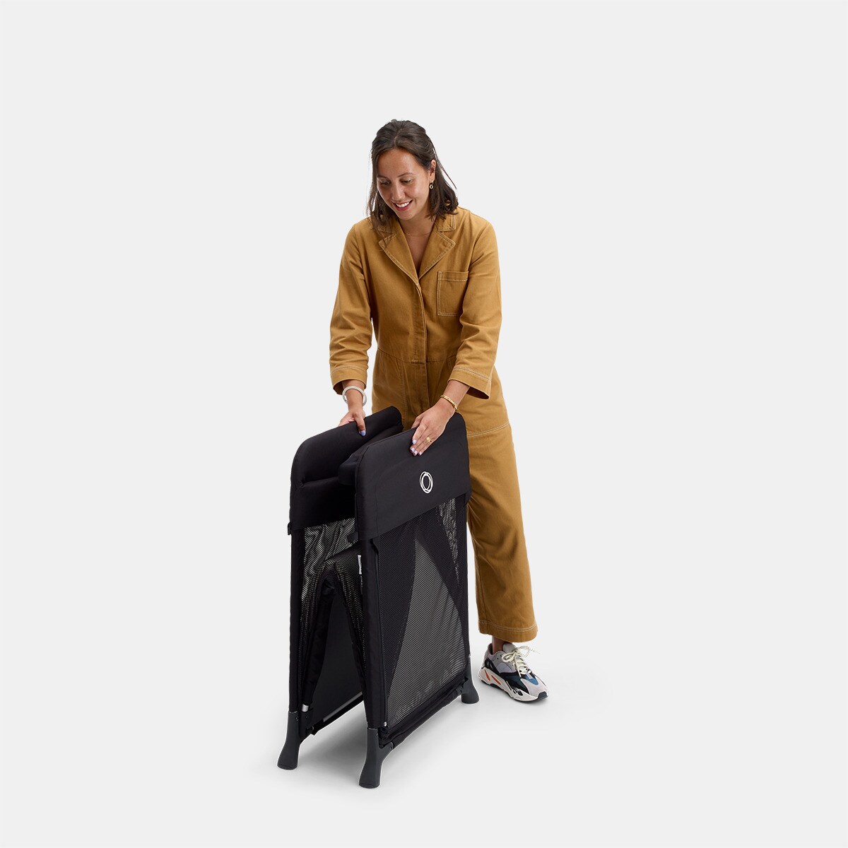 Cuna de Viaje Bugaboo Stardust gris melange · El Corte Inglés