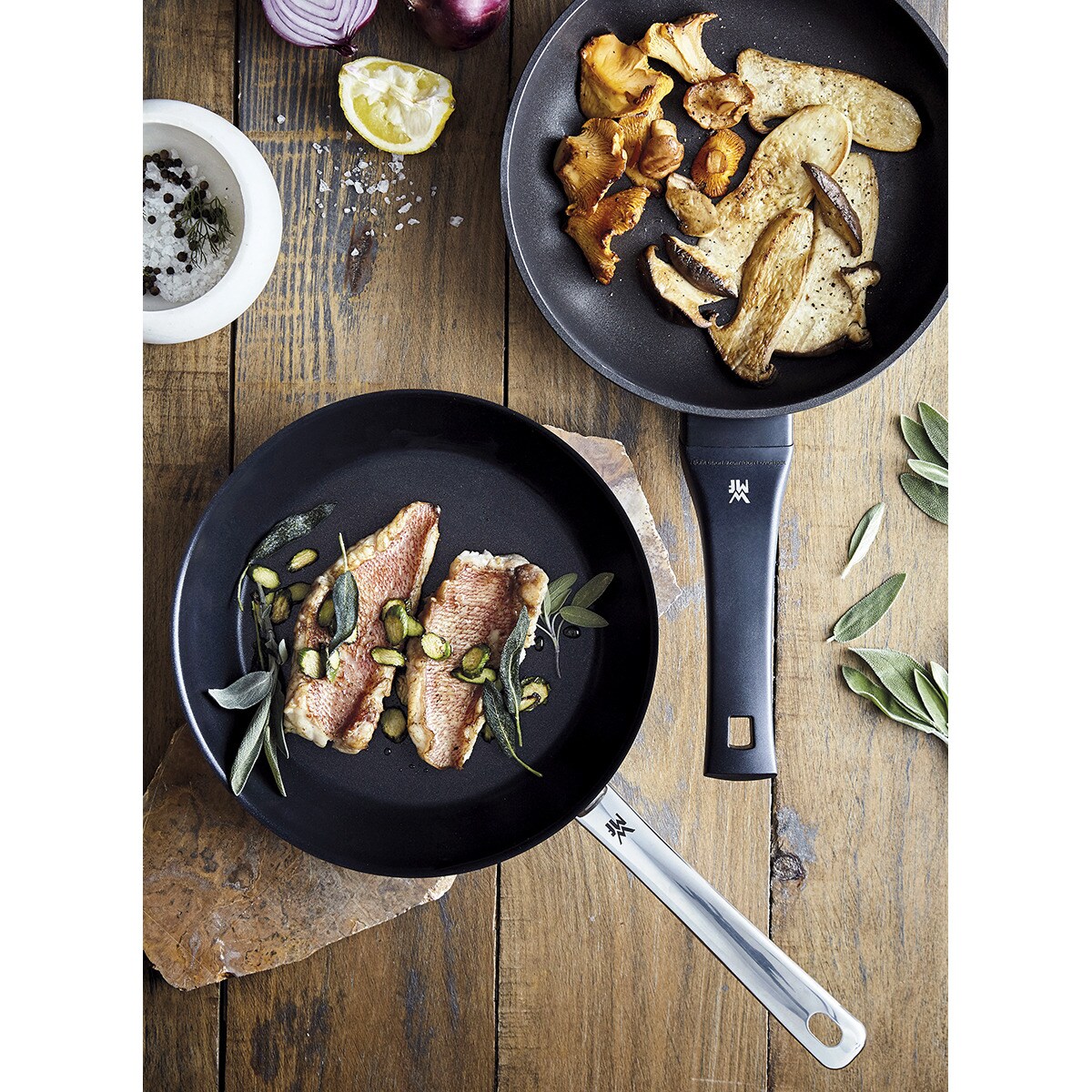 Frigideira Permadur Excellent WMF Preto-4