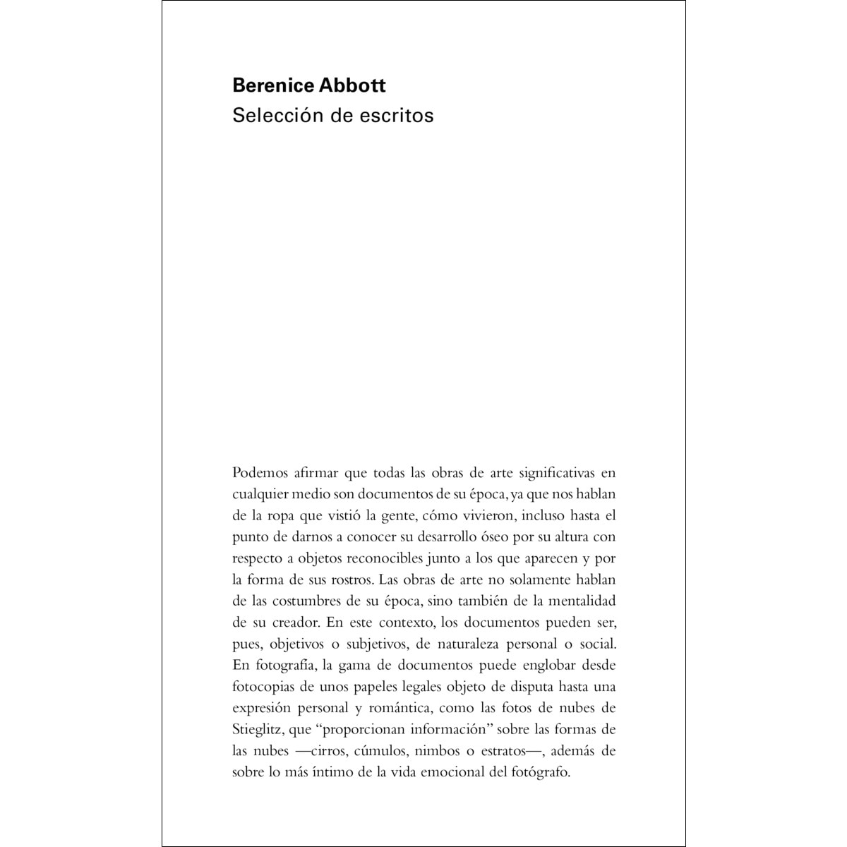 Selección de escritos(Tapa blanda) 1