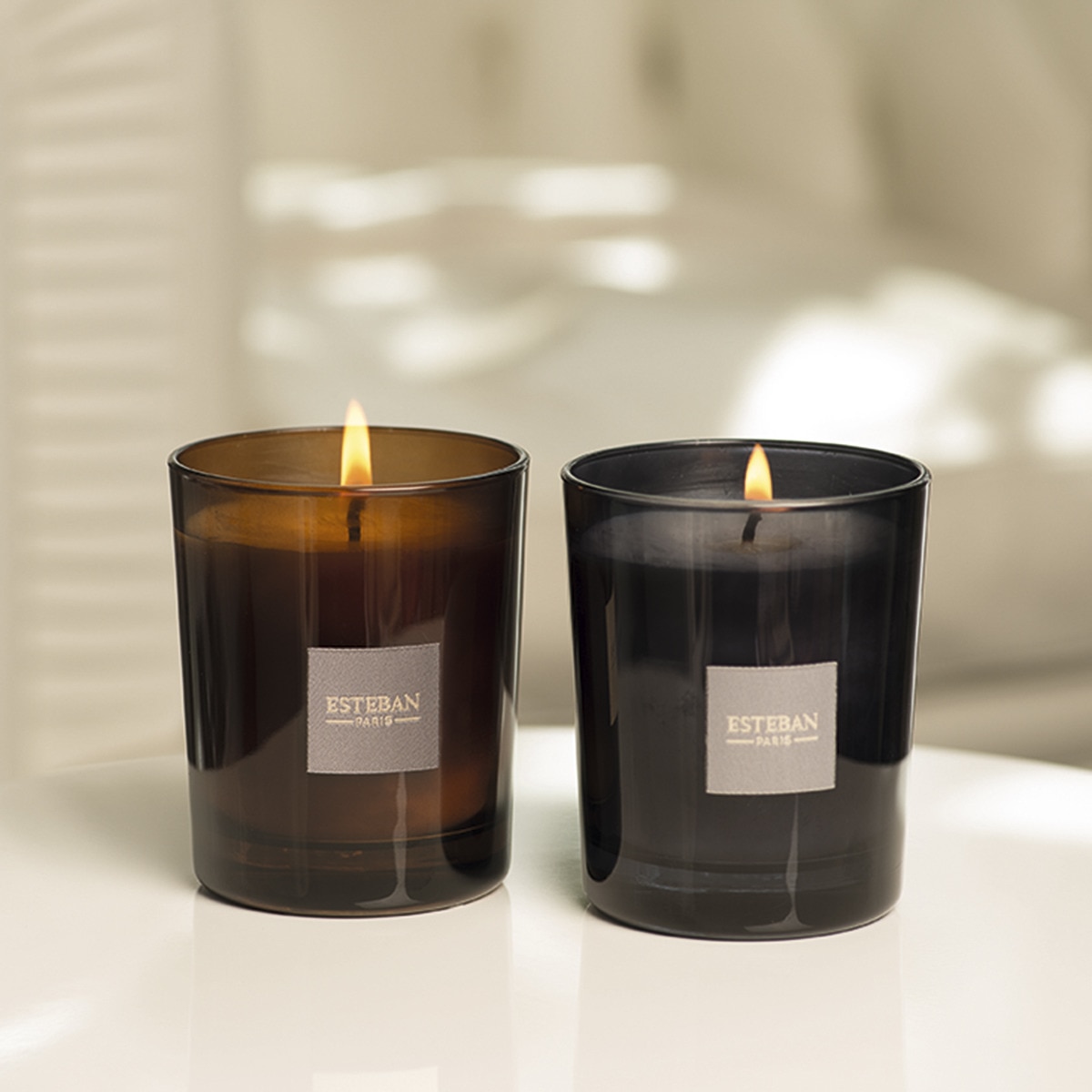 Vela perfumada en vaso Figue Noire Esteban Morado-2