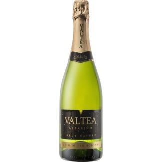 vino blanco albariño espumoso brut nature DO Rías Baixas botella 75 cl - Valtea