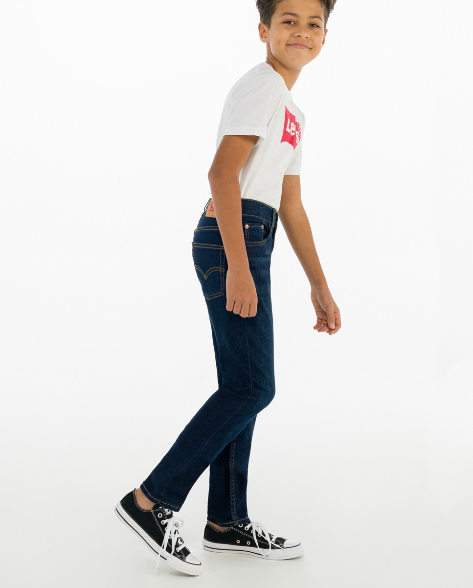 Calças slim azul-marinho Azul-marinho-7