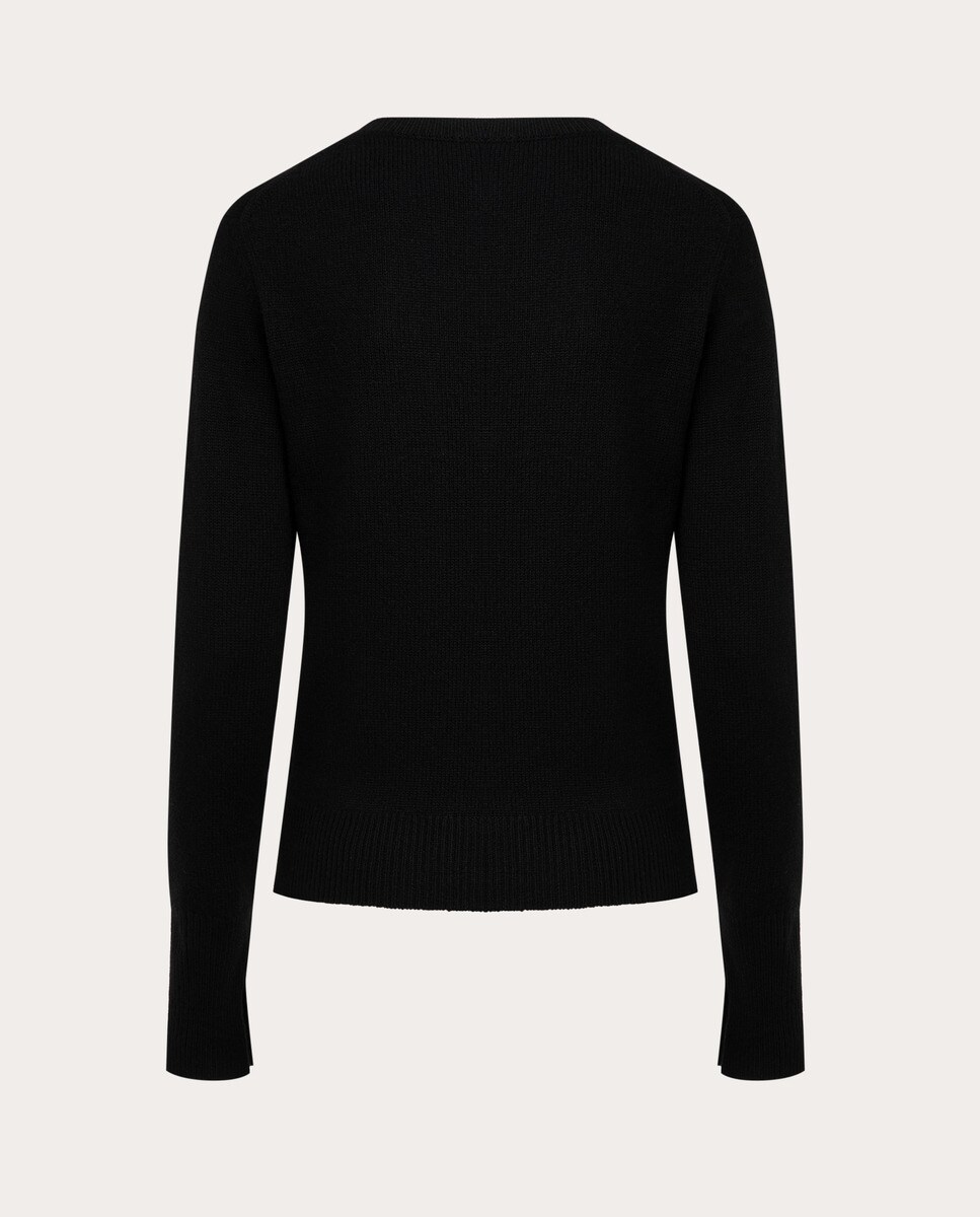 Jersey de cashmere Negro-3