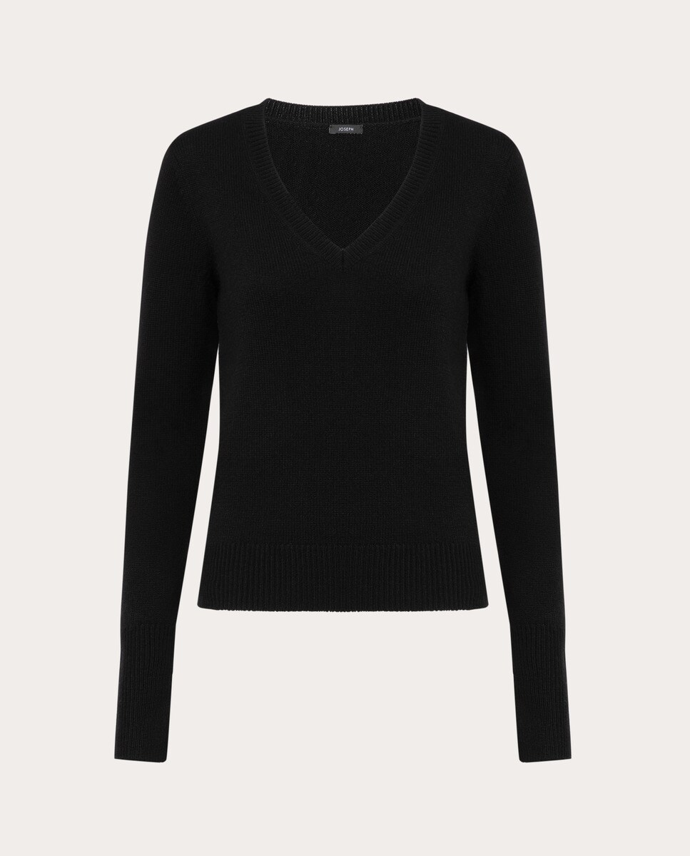 Jersey de cashmere Negro-1