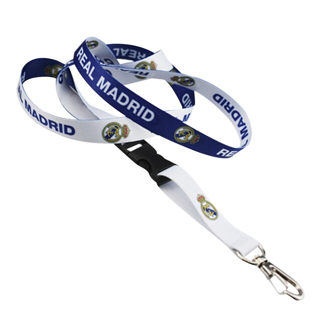 Imagem 0 de Fita lanyard Real Madrid C.F. branca