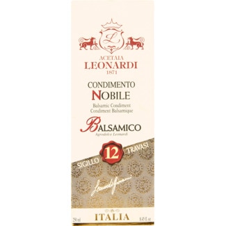 Creme Balsâmico Noble 12 Anos garrafa 250 ml - Leonardi