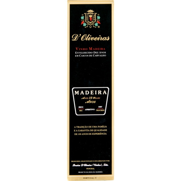 Vinho da Madeira Seco 10 Anos garrafa 75 cl