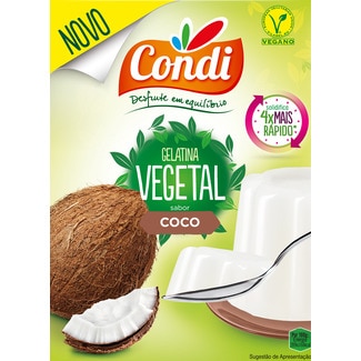 Preparado para Gelatina Vegetal de Coco embalagem 180 g - Condi