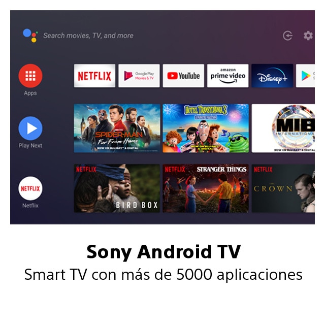 Tv Led 124 46 Cm 49 Sony Kd 49xh8096 Android Tv 4k Hdr Triluminos Display Y 4k X Reality Pro El Corte Ingles
