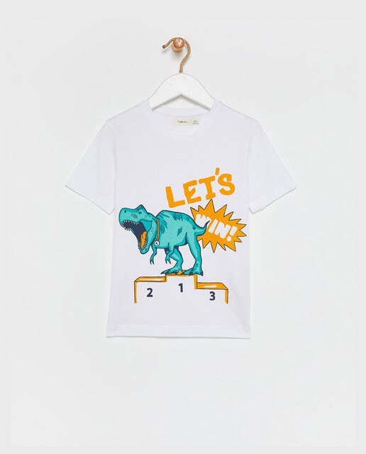 Camiseta Dinosaurio Niño El Corte Inglés | Shop www.jardimartimoniz.pt